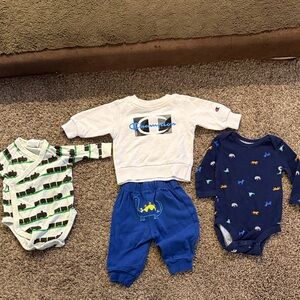 Variety of 3 months boys clothes